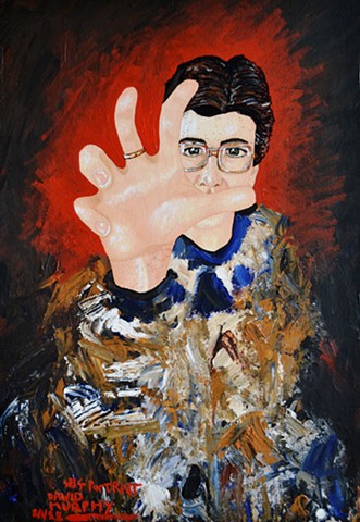 Self-Portrait With Hand Outstreatched