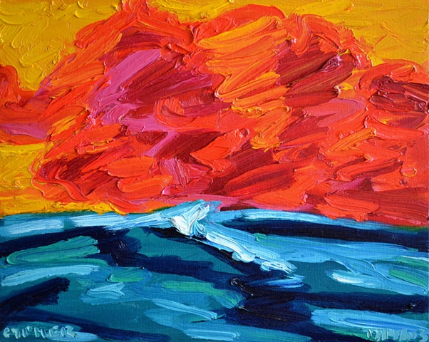 sea, sky, oils, oil painting, oil on canvas board, painting, male painter, contemporary painting, expressive, contemporary art, fine art, curator, art collector, visual art, art lover, kunst