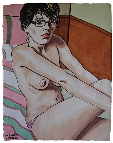 Nude Girl On Bed No. 2