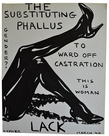 The Substituting Phallus, fetish, PVC, outsider, art brut, porn, legs, david murphy