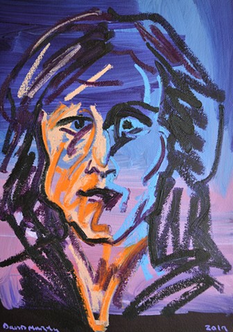 Mad Woman No. 2, artwork, painting, david murphy, irish, irealnd, dublin