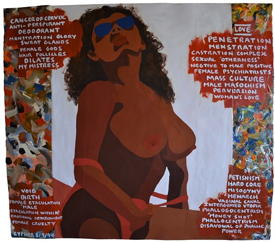 Idol, erotic, porn, collage, text, post-modern, neo-expressionist, outsider art, david murphy