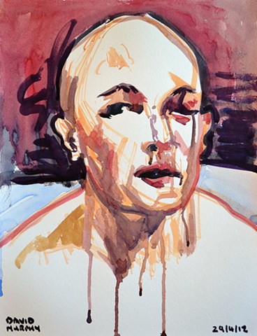 watercolour, UFC, mixed martial arts, drawing, sketch, contemporary art, contemporary painting, curator, art collector, visual art, art journal, art lover, kunst