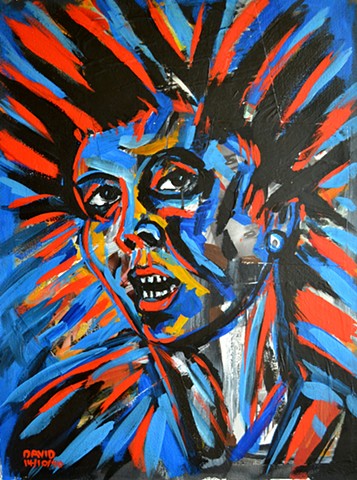 Demonic Female Head,confessional art, shock art, shocking art, contemporary art, contemporary painting, contemporary drawing, curator, art collector, visual art, art journal, art lover, kunst