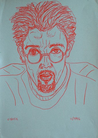 Self-Portrait with Glasses, david murphy, cypher