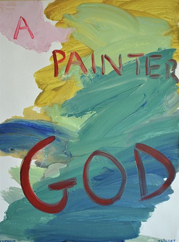 A Painter God, Neo-Expressionism, Outsider Art, David Murphy, Irish, Ireland