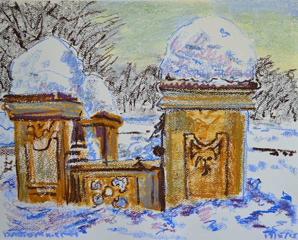  Central Park in The Snow No. 1, david murphy, cypher, the panic artist