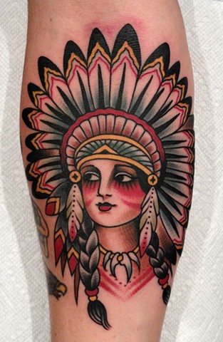 Native Tattoo Indian Chief