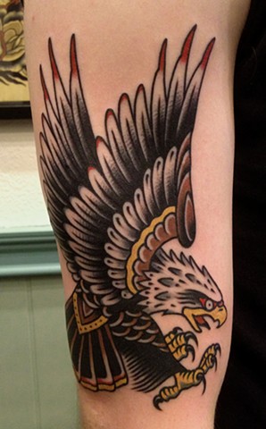 Eagle Tattoo, Traditional Tattoo 