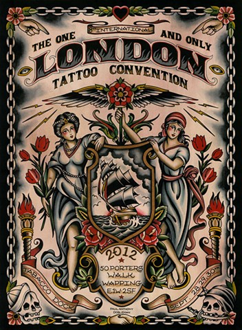 London Tattoo Convention Poster