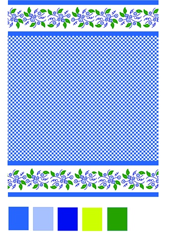 home textiles/ textile print design