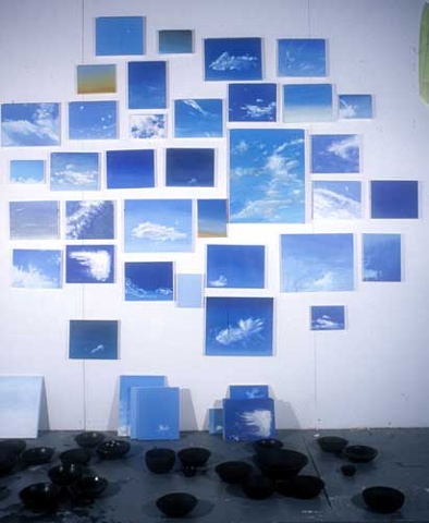 Untitled (sky paintings)