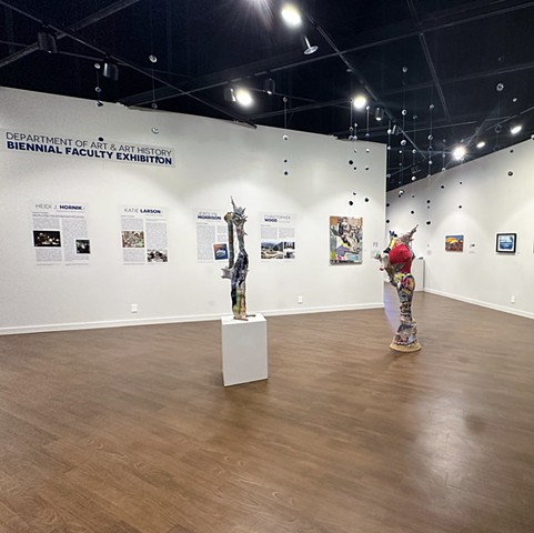 Department of Art & Art History Biennial Faculty Exhibition closes this weekend!