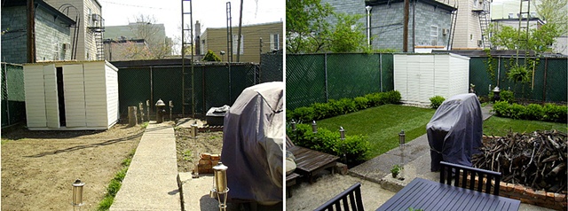 Williamsburg Brooklyn Backyard Before & After