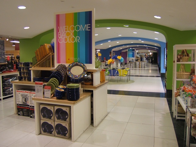 Macy's Corporate Marketing: Welcome Back Color Campaign, Flagship, The Cellar