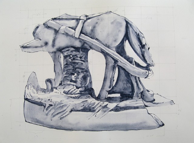 Sketch for sculpture