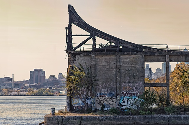 Abandoned coal pier, Philadelphia