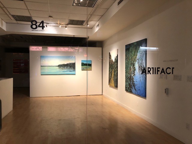 Wonderful to have had the privilege of showing at Artifact Gallery, NY