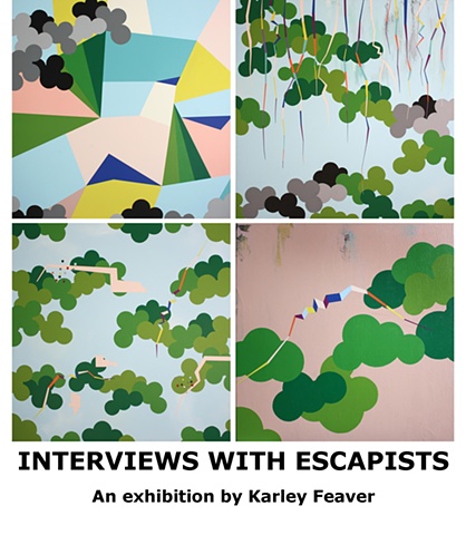 Painting of escapism by Karley Feaver