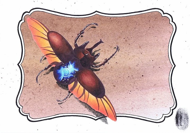 Space Beetle by Kitty Dearest.