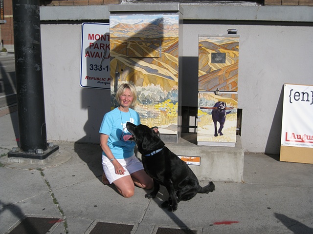 Sandy and Scooby at 8th & Myrtle (Boise)
Traffic Control Box Art