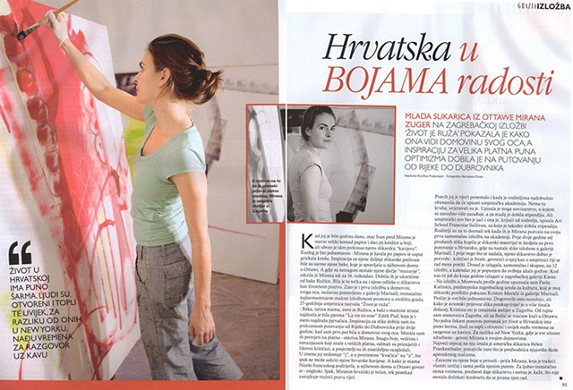 Grazia Magazine, Hrvatska u Bojama radosti by Durdica Podunajec, pp.90-91, Zagreb, Croatia