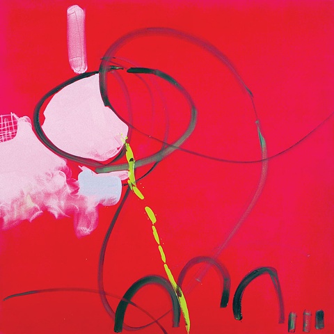 Vie En Rose oil on canvas Mirana Zuger Painting Abstract Abstraction 2007