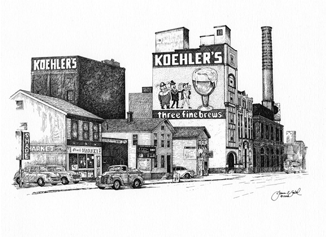 The Koehler Brewery. Erie, PA USA 