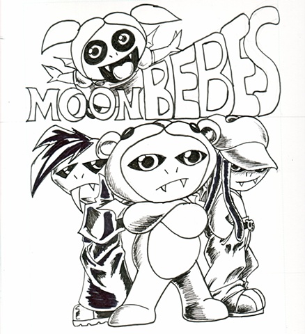 24 Hour Comic: MoonBebe's Cover Art