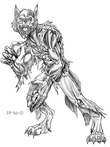Wolfman the werewolf