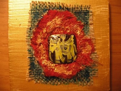 Elephant Mixed Media Card