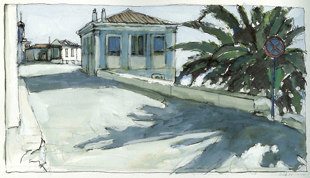 sketch in Samos by John Martinek