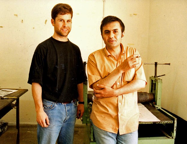 With Turkish Colleague Mahmut Durmus - 1997