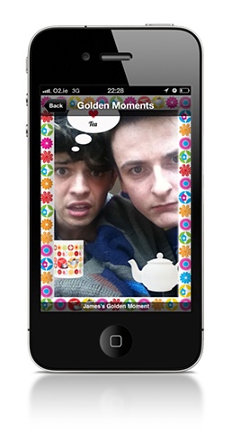 find - view golden moment screen