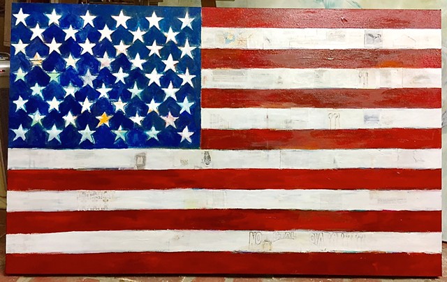American Flag image by artist Katherine Bell McClure