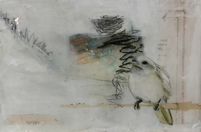 bird art painting