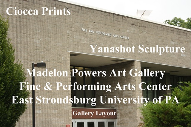 Ciocca Prints/Yanashot Sculpture Gallery Layout