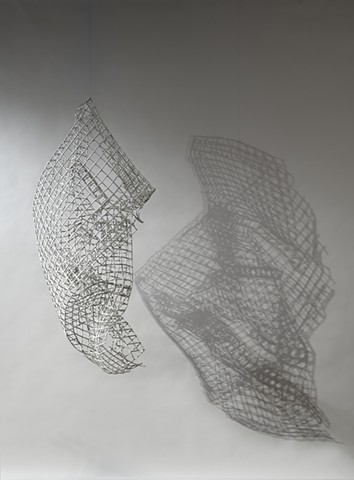 metal grid sculpture