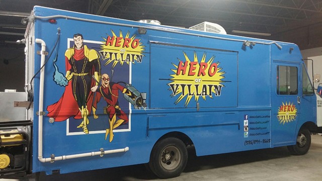 Hero or Villain Van - Service-Side artwork