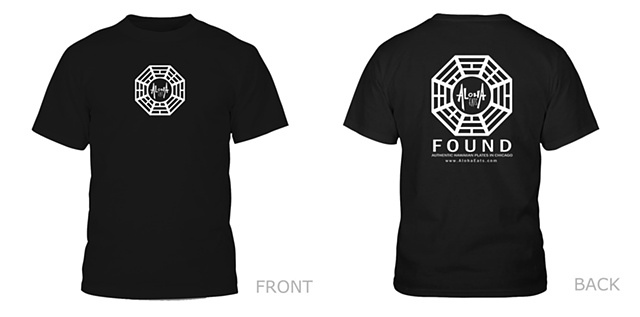 "FOUND" shirt design