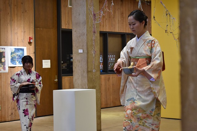 Collaboration with Japanese Tea Ceremony
