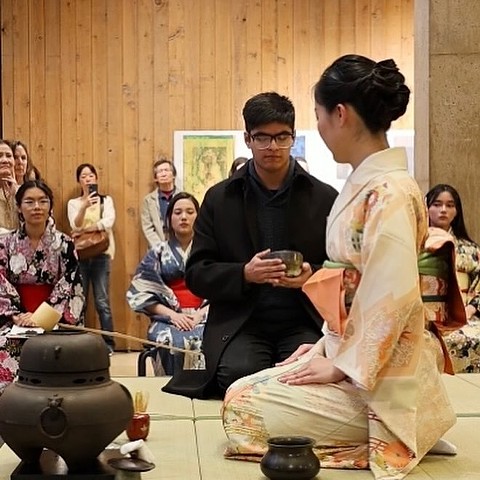 Collaboration with Japanese Tea Ceremony