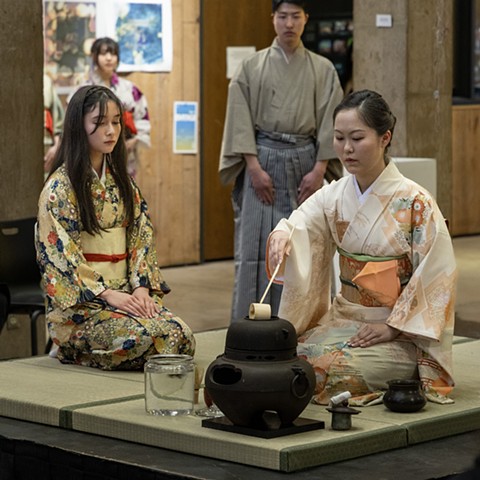 Collaboration with Japanese Tea Ceremony