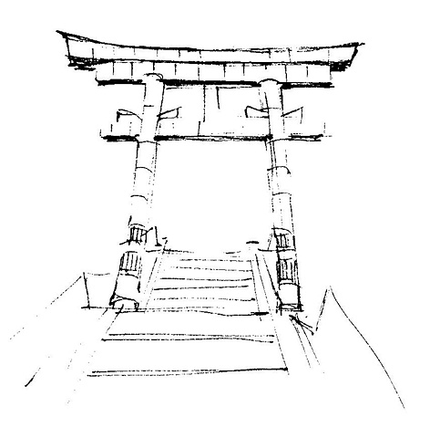 Gate (Yonago Shrine)