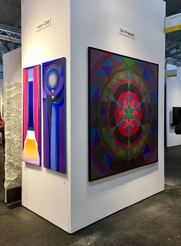 Exhibiting my paintings next to Om Prakash’s work, ArtMarket SF
Gallery Sam, 2019