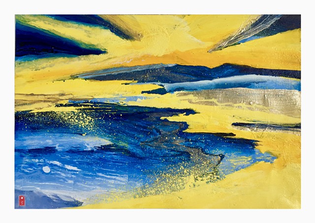 Landscape (yellow and blue)
