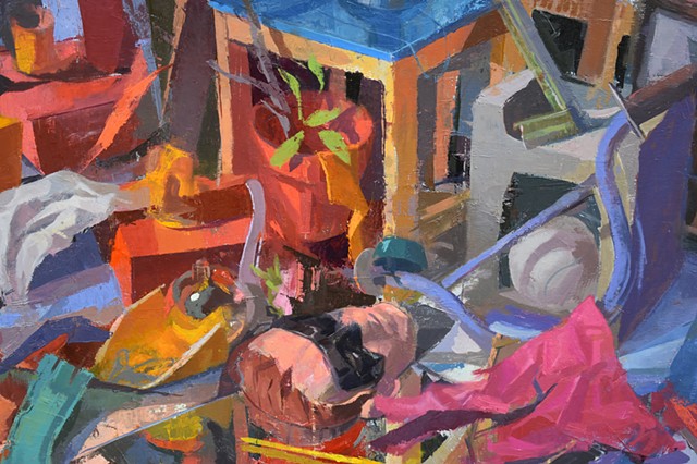 DETAIL: Still Life with Mirror (Echoes)