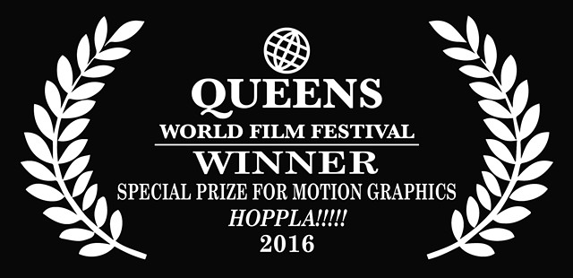 HOPPLA!! wins Special Award for Motion Graphics, QWFF