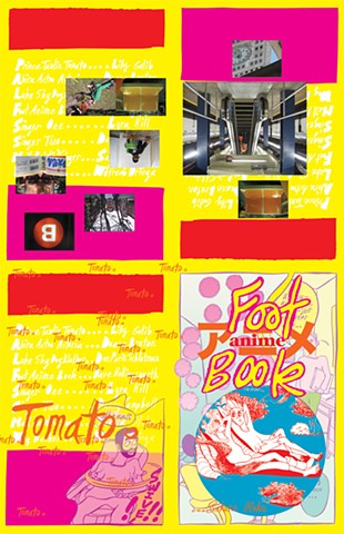 Foot Anime Book (cover and endpaper spreads)