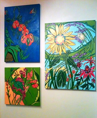 Surface Aritst Cooperative, Florals, Oil paintings